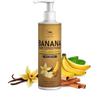 TNW - The Natural Wash Banana Hair Conditioner With Cinnamon | Nourishes Frizzy Hair,