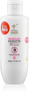 Global Amazon Secrets Brazilian keratin Sulfate free conditioner for frizzy hairs (200+50ml)