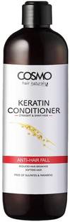 COSMO Hair Naturals Keratin Conditioner | Straight & Shiny Hair | Anti-hair Fall