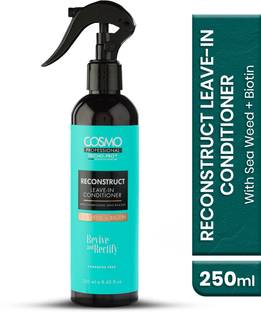 COSMO PROFESSIONAL Reconstruct Leave In Conditioner Sea Weed & Biotin Parabens-Free