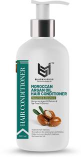 Black mirror Moroccan Argan Hair Conditioner rich in vitamin A, D & E for smooth silky hair