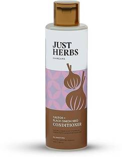 Just Herbs Castor Conditioner With Black Onion Seed For Hair Growth- No Parabens & Silicone
