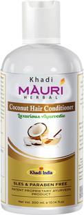 Khadi Mauri Herbal Coconut Hair Conditioner - Natural Conditioners Used for Hair Repair and Silkiness - SLES & PARABEN FREE - Enriched with Coconut & Aloe Vera - 300 ml 2