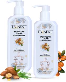TRUNEXT Moroccan Argan Hair Conditioner, Moroccan Argan Conditioner with Organic Argan Oil and Vitamin E, Pack of 2