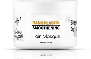 Global Amazon Secrets Nanoplastia Smoothening MASK to support Scalp with BioKeratin & Omega 3