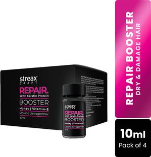 Streax Professional Craft Repair Booster - Pack of 4 for Dry and Damaged Hair,