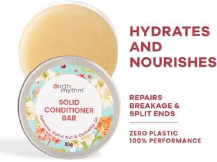 Earth Rhythm Tamanu Conditioner Bar, Promotes Hair Growth, Reduces Split Ends, Tin - 80gm