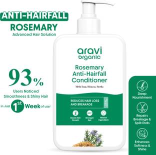 Aravi Organic Rosemary Hair Growth Conditioner - Enriched with Methi Dana & Hibiscus