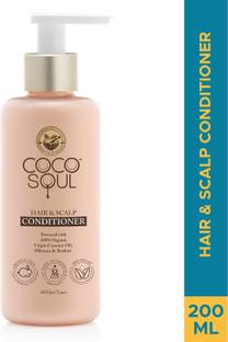 Coco Soul Hair + Scalp Conditioner with Coconut & Ayurveda for Shiny Silky & Strong Hair