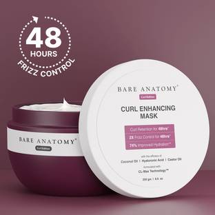BARE ANATOMY Curl Enhancing Hair Mask | Smoothens & Conditions Hair With Curl Retention