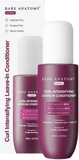 BARE ANATOMY Curl Intensifying Leave In Conditioner Cream | Deeply Conditions Hair