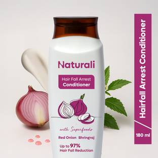 Naturali Conditioner for Hairfall Control for Frizzy Hair | With Onion & Bhringraj