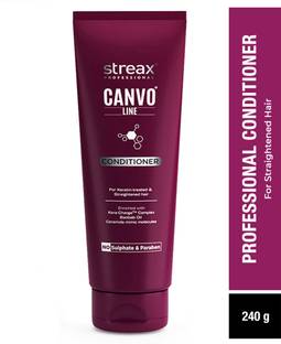 Streax Professional Canvoline conditioner for straightened hair,