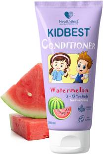 HealthBest Kidbest Conditioner for Kids | Nourishing Hair | Hair Smoothing | Tear, Paraben, SLS free | Watermelon Flavor | 200g