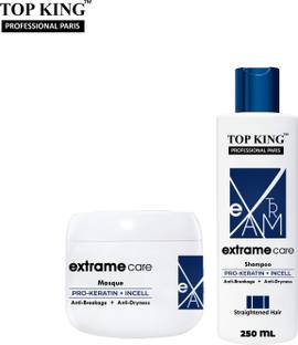 Top King Keratin Smooth Shampoo & Conditioner for Silky Hair(450 ML)