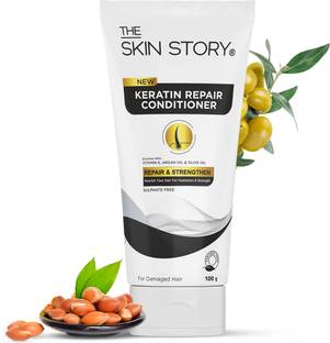 The Skin Story Sulphate Free Keratin Smooth Hair Conditioner, Damage Repair, Soft & Silky