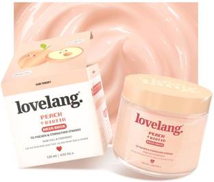 lovelang Peach + Biotin Hair Mask Deep Nourishment for Hair Fall & Thinning