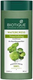 BIOTIQUE Watercress Nourishing Conditioner for Dry & Damaged Hair, 180ml