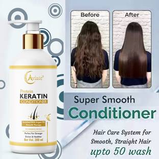 Aviate Frizz Control Keratin Hair Conditioner Straightening & Smoothening Men & Women