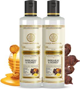 KHADI NATURAL Shikakai Honey Hair Conditioner (SLS & Paraben Free) (Pack of 2)