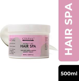 CELFAA PROFESSIONAL Keratin Hair Spa Soft, Shine & Hair Repair & Smoothi Hair