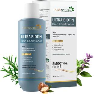 7days natural Hair Fall Rescue Ultra Biotin Conditioner With Rosemary Argan oil for Shiny Hair