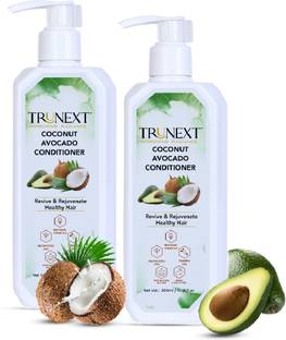 TRUNEXT Coconut and Avocado Conditioner, Avocado Coconut Conditioner, Pack of 2