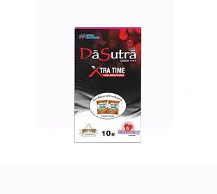 Da Sutra Xtra Time Long Lasting Pleasure Condoms Ribbed-Dotted-Contour Condom