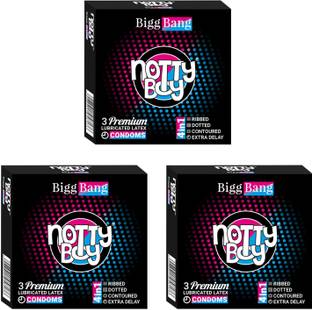 NottyBoy 4in1One - Ribs, Dots and Contour Condom