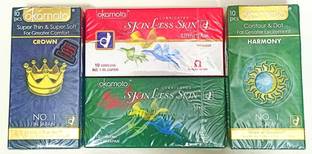 okamoto CROWN, HARMONY & SKIN LESS SKIN Condom