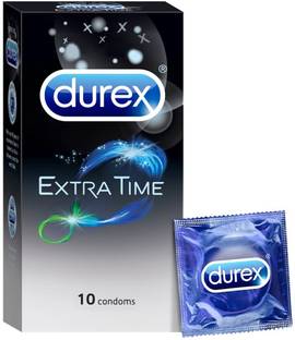 DUREX Extra Time Condoms for Men 10 Count Condom