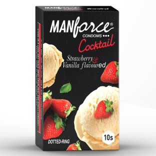 MANFORCE Cocktail Strawberry Condom