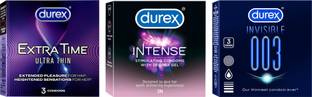 DUREX EXTRA TIME ULTRA THIN, INTENSE AND INVISIBLE 003 Condom
