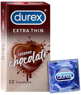 DUREX Extra Thin Intence Chocolate Flavoured Condoms Set of 1 Condom