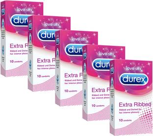 DUREX Extra Ribbed for intense pleasure Condom
