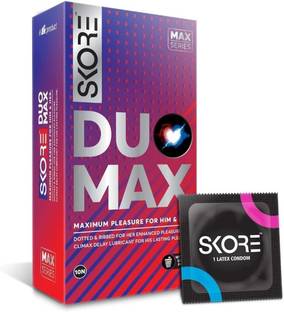 SKORE Duo Max Dotted | Ribbed | Climax Delay Condom