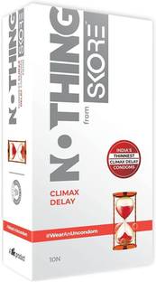 SKORE Nothing Climax Delay Condoms, 2 Pack (20pcs) Condom