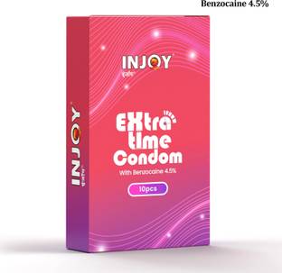 Injoy Extreme Delay Extra Time Condoms | Extended Pleasure | Dotted Condom