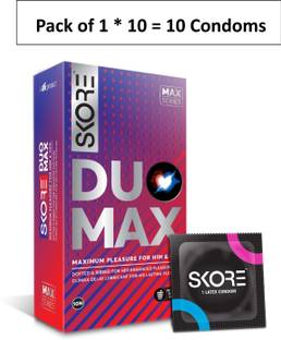 SKORE DuoMax | Dotted and Ribbed Condom