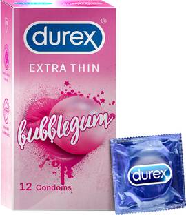 DUREX Bubblegum Flavoured Condoms - 12 Count Condom