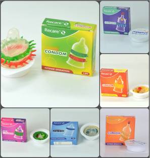 purvish 6 Piece 555 Ka Zatka Ultra Thin & Extra Dotted Condom Condom