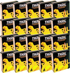 Thril Smooth Premium Lubricated Latex Plain Male Condom