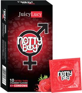NottyBoy Extra Thin Strawberry Flavoured Condom