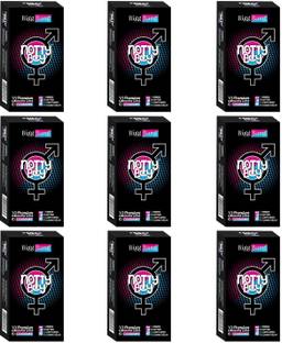 NottyBoy 4in1 Long Lasting Dotted Ribbed Contoured Condom