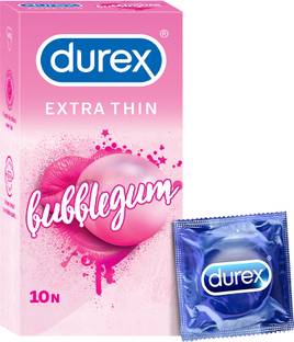 DUREX Extra Thin Bubblegum Flavoured Condom
