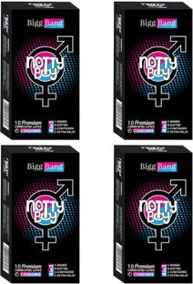 NottyBoy Long Time Snug Fit Ribbed and Dotted Condom