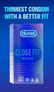 DUREX CLOSE FIT THE HIGHEST LEVEL OF SENSITIVITY AND INTIMACY Condom