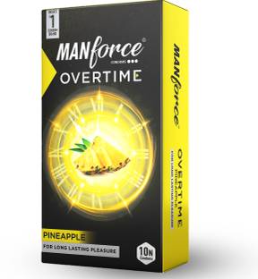 MANFORCE Overtime Pineapple 3in1 (Ribbed, Contour, Dotted) Condom