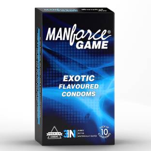 MANFORCE 3 IN 1 Games, Exotic Flavoured Condom