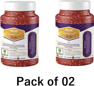 Wallnut Jewels (Copper) for epoxy grout 100Gm*2) Glitter for tile & stone joint PO-02 Contact Cement